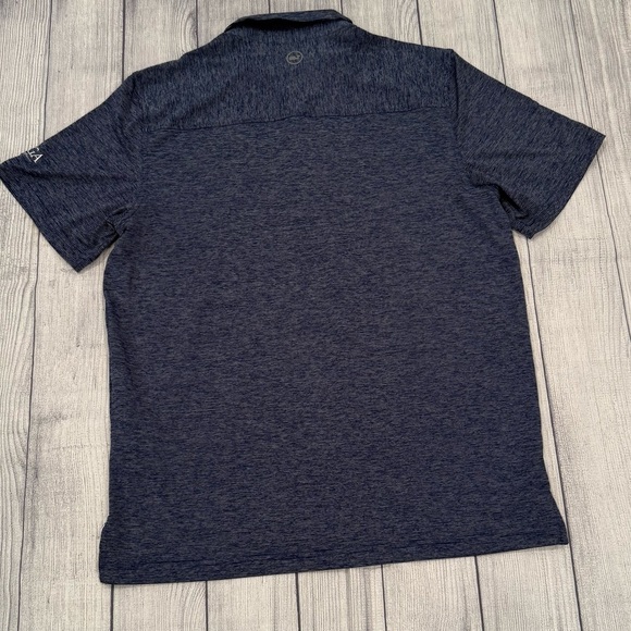 VINEYARD VINES Performance Men's KE Blue Heathered Polo Shirt - Size XL - Picture 4 of 8